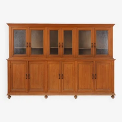 Impressive 12 Doors Monastery Or Display Cabinet In Pine, Belgium, 1890 -Bookcases Sales 92ee1db1 ccfe 4b30 bfad d8fb076af6a0