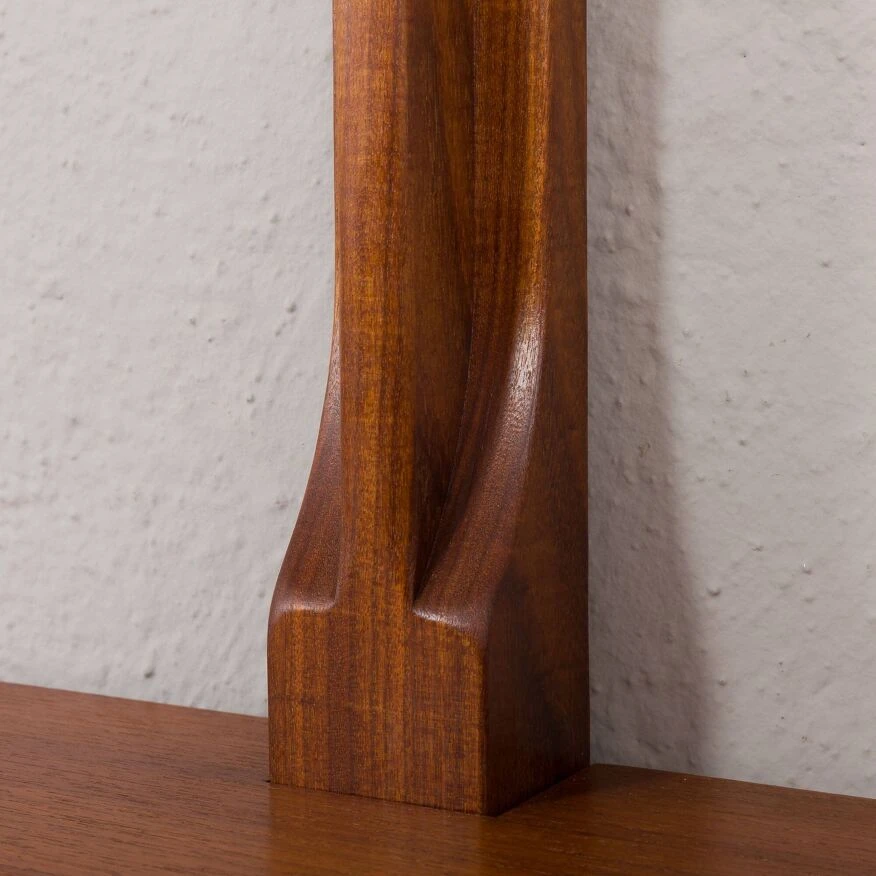 Scandinavian Free Standing Teak Wall Unit With A Sideboard,Norway 1960s 17 Scandinavian Free Standing Teak Wall Unit With A Sideboard,Norway 1960s - Image 17