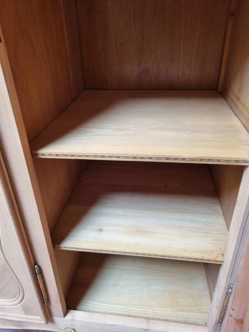 3 Door Wardrobe In Natural Wood 17 3 Door Wardrobe In Natural Wood - Image 17