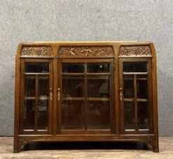 Art Nouveau Period Display Case In Carved Oak Circa 1900 11 Art Nouveau Period Display Case In Carved Oak Circa 1900 -Bookcases Sales 9763c15c 5d2a 4323 a5c9 a81b509f4d4a