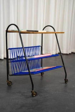 Side Table, Sixtie's Magazine Rack