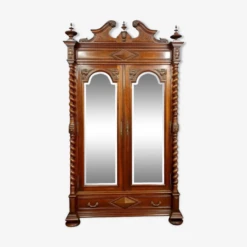 Renaissance Hunting Lodge Bookcase In Solid Walnut