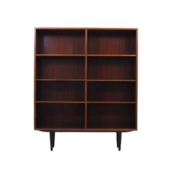 Mahogany Bookcase, Danish Design, 1970s, Production: Omann Jun 29 Mahogany Bookcase, Danish Design, 1970s, Production: Omann Jun -Bookcases Sales 99219424 1a6f 48be bd32 7ddee7b79e9f