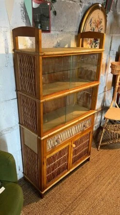 Bookcase Display Unit In Wood And Rattan 20 Bookcase Display Unit In Wood And Rattan -Bookcases Sales 9971b69a 0d02 4cd8 965a 5c90384f0c6c