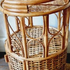 Rattan And Wicker Side Table Or Bedside Table -Bookcases Sales 999a18f8 96f9 4eab 9f2a a47ae4edd4f7