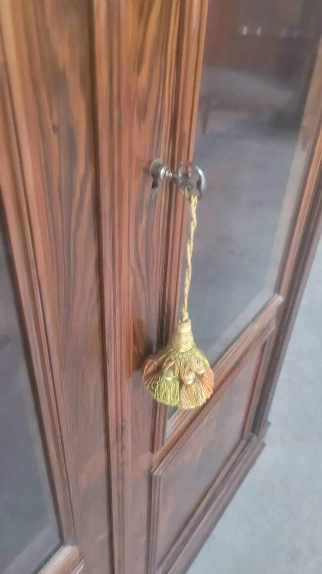 Louis Philippe Period Walnut Library Showcase 15 Louis Philippe Period Walnut Library Showcase - Image 15