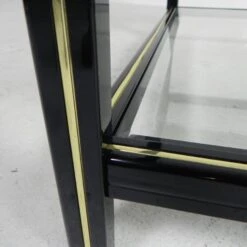 Hollywood Regency Coffee Table With 2 Faceted Glass Plates, 1970s -Bookcases Sales 9b798935 786c 4bad b5aa 9d9443109113