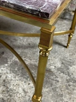 Bronze Coffee Table With Marble Top, 1970 -Bookcases Sales 9bc42f71 126e 49b8 a5b3 da869b446953