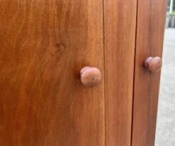 Art Deco Linen Cabinet Walnut Mustache Foot Vintage 1930s -Bookcases Sales 9d1ed824 7e24 4555 ab49 b345035f7ee6