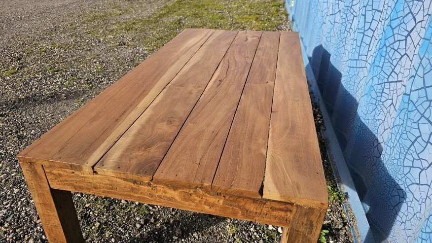 Solid Teak Coffee Table 14 Solid Teak Coffee Table - Image 14