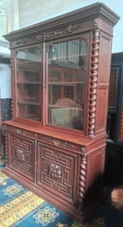 Large Louis XIII Bookcase In Solid Oak 28 Large Louis XIII Bookcase In Solid Oak -Bookcases Sales 9fe3766c 60d6 4cf1 8c91 1a6b5fb963d4