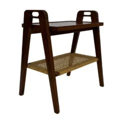 Vintage Side Table Teak Rattan Table From The 1960s 30 Vintage Side Table Teak Rattan Table From The 1960s -Bookcases Sales a1782394 8ddc 455b 8a1c fb733daafc23