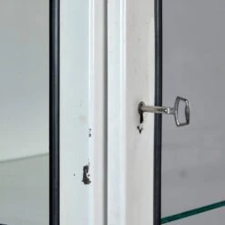 Vintage Iron And Glass Medical Cabinet, 1970’s -Bookcases Sales a1b22b49 08a5 461c 9f72 513dac300faa