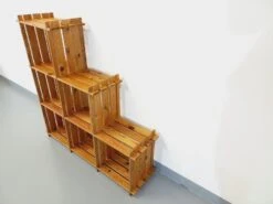 Bookcase Vintage Pine Staircase Shelf From The 80s In The Style Of Maison Regain -Bookcases Sales a1dcc325 e13a 43d9 aac1 8887b1cb5c79