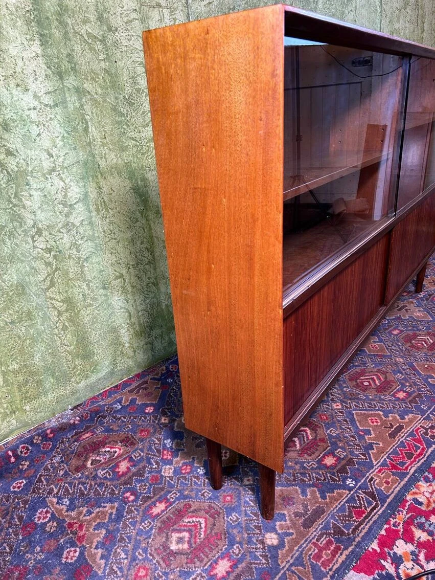 Mid Century Retro Vintage Teak Bookcase 1960 11 Mid Century Retro Vintage Teak Bookcase 1960 - Image 11