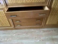 Bookcase In Oak And Rattan House Redureau 3 Modules -Bookcases Sales a3425d21 f760 4119 8101 f55b71b9b5df