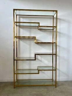 Old Shelf In Golden Metal Brass Geometric Library Design 80s Vintage 23 Old Shelf In Golden Metal Brass Geometric Library Design 80s Vintage -Bookcases Sales a4e3963a 9d36 4e74 9ac6 dc9373d2e4a4