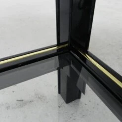 Hollywood Regency Coffee Table With 2 Faceted Glass Plates, 1970s -Bookcases Sales a59c99c8 e3ad 44a3 b2c7 fb262c37c3fb