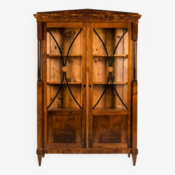 Biedermeier Display Cabinet, Walnut Wood, Germany, 19th Century 15 Biedermeier Display Cabinet, Walnut Wood, Germany, 19th Century -Bookcases Sales a5ba587b ea47 4039 8827 02ad2f7279da