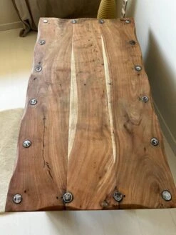 Rectangular Coffee Table In Solid Acacia And Fittings -Bookcases Sales a77fc35b dd82 407a 9a80 3bbdc3c1217e