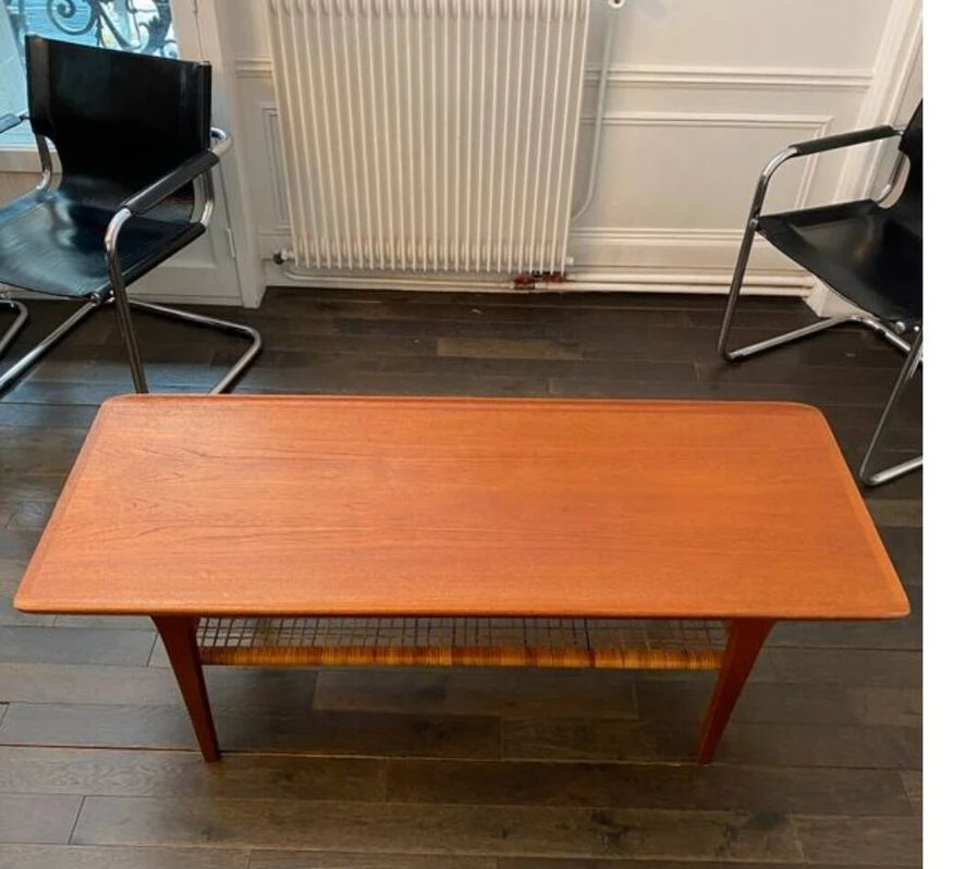 Danish Coffee Table By Jørgen Aakjær Jørgensen For Møbelintarsia (Denmark) - 1960s 3 Danish Coffee Table By Jørgen Aakjær Jørgensen For Møbelintarsia (Denmark) - 1960s - Image 3