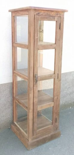 Tall Old Wooden Display Case -Bookcases Sales ac1d1d85 53fc 4802 8dce 15cff6b695f2