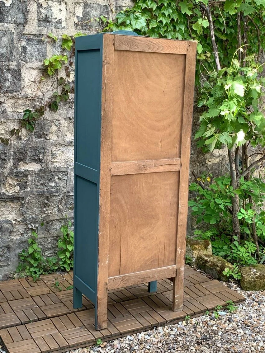 Parisian Art Deco Glass Cabinet 1930 8 Parisian Art Deco Glass Cabinet 1930 - Image 8