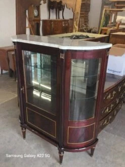 Louis Xvi Style Half-moon Silverware Display Case -Bookcases Sales af206e20 8521 41c7 ac64 4602a8d18b05