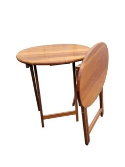 Set Of 2 Teak Folding Tables -Bookcases Sales af874d20 1458 43bc b4c6 cd91b4920fbb