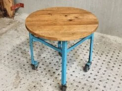 Industrial Side Table Trolley Coffee Table Sky Blue -Bookcases Sales af8e0ae4 c051 4fdb 87af 8d606e9a8e04