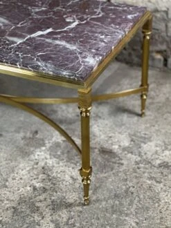 Bronze Coffee Table With Marble Top, 1970 -Bookcases Sales b076bef8 06b9 43dc b0ce e4b6d923b90b