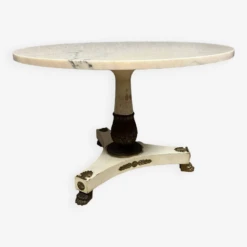 Empire Style Coffee Table In Marble, Lacquered Wood And Gilded Bronze Circa 1920 -Bookcases Sales b17650d2 8458 4b15 bcb4 24081e99d9cd