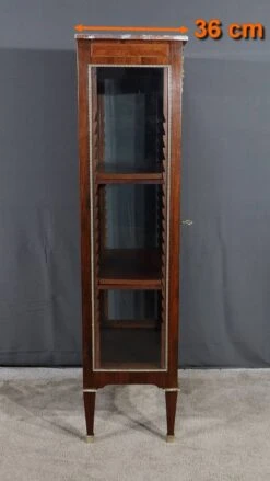 Small Showcase In Marquetry On All Sides, Louis XVI Style – 1920 -Bookcases Sales b1dcf6be 7b44 41a3 b4ed f541dcd0d862