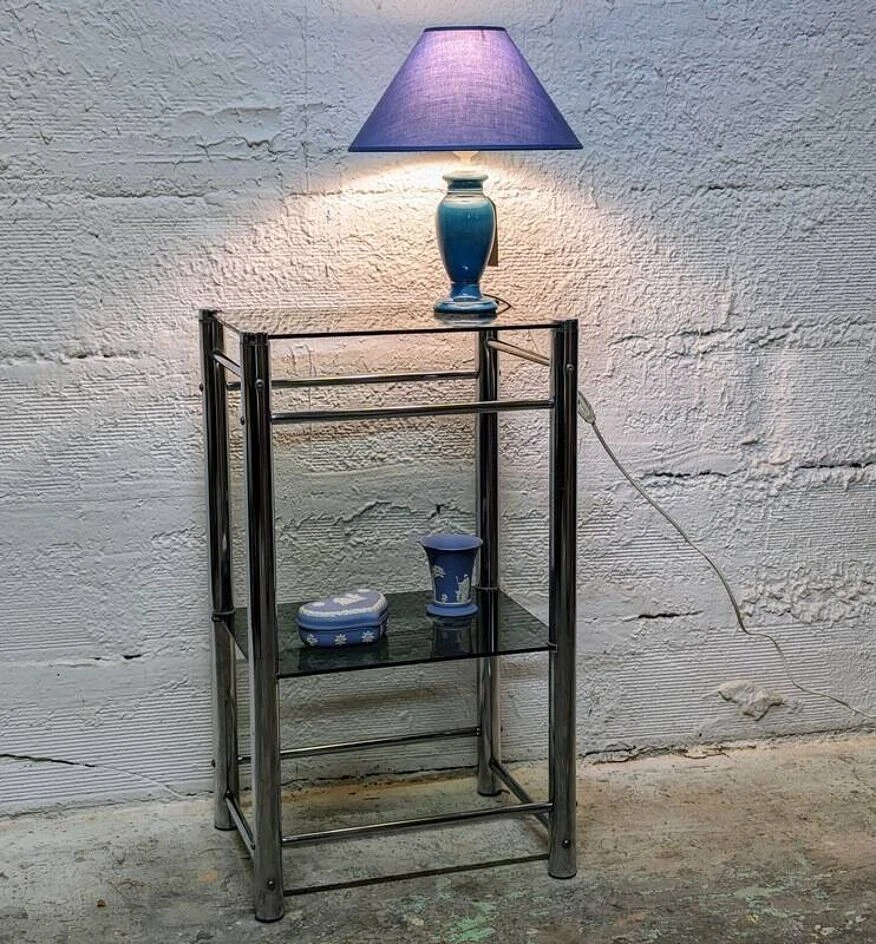 Chrome Plated Double Glass Top 5 Chrome Plated Double Glass Top - Image 5