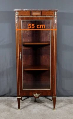 Small Showcase In Marquetry On All Sides, Louis XVI Style – 1920 -Bookcases Sales b4582807 d894 4ee4 9db8 c3ca49be50c9
