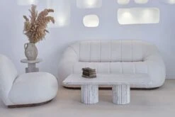 Natural Travertine Rectangular Coffee Table - 100x50 -Bookcases Sales b549a532 b83a 4be9 8517 424ff3ccf02f