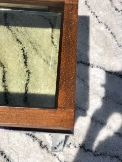 Vintage Rectangular Coffee Table 1970 Chrome, Wood & Smoked Glass -Bookcases Sales b5662fc5 211c 4490 b544 1c5d90a6877e