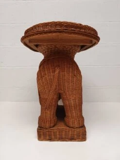 Vintage Wicker And Rattan Elephant Table 1970 -Bookcases Sales b5af4fb0 3af5 474c bd05 f9bb5e072a8f