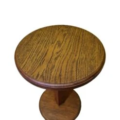 Solid Oak Plant Table, 1st Half 20th Century