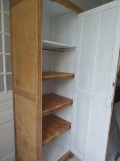 Wardrobe, Vintage Parisian Dresser Has Been Completely Sanded And Waxed. -Bookcases Sales b8ebfa42 ad5a 44cf acdd 01287e145ae9