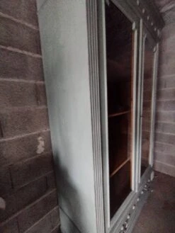 Old Bookcase 2 Doors Patinated Chalk Paint Blue -Bookcases Sales b9c4b250 8570 43fa bf2a c96492982d28