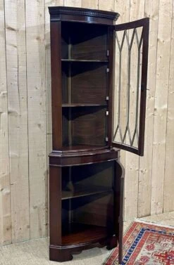 English Mahogany Corner From The 1950s -Bookcases Sales ba84632f 592d 40d1 9157 937b0d271148