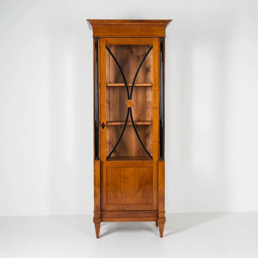 Cherrywood Display Case, Germany, 19th Century, Biedermeier Era 9 Cherrywood Display Case, Germany, 19th Century, Biedermeier Era - Image 9