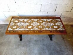 Vintage Coffee Table 70s Ceramic, Wood And Metal -Bookcases Sales bd612ad0 5979 4e68 865c 09a9df2b8776