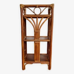 Vintage Bamboo And Rattan Bookcase -Bookcases Sales bd6ba04d 54d8 4d8c ac05 7e7ed56b3031