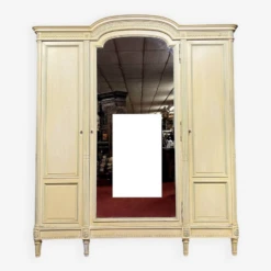 Louis XVI Style Cabinet In Lacquered Wood Circa 1850