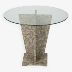 Marble And Glass Pedestal Table -Bookcases Sales bfb5a874 1849 43d3 8c27 47bb469a4107