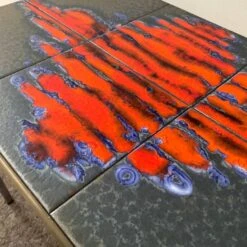 Side Table In Ceramic And Chrome Metal -Bookcases Sales c01c054b 0422 4aa7 8d45 133c400fe35c