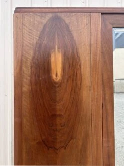 Art Deco Linen Cabinet Walnut Mustache Foot Vintage 1930s -Bookcases Sales c167c65e 1dd2 4a8c b4e0 04f456d9edbe