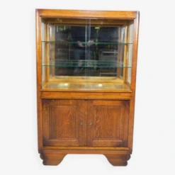 Art Deco Display Cabinet With Sliding Glass Doors -Bookcases Sales c1c051dd 116b 4231 baa6 93c9d01cde0e